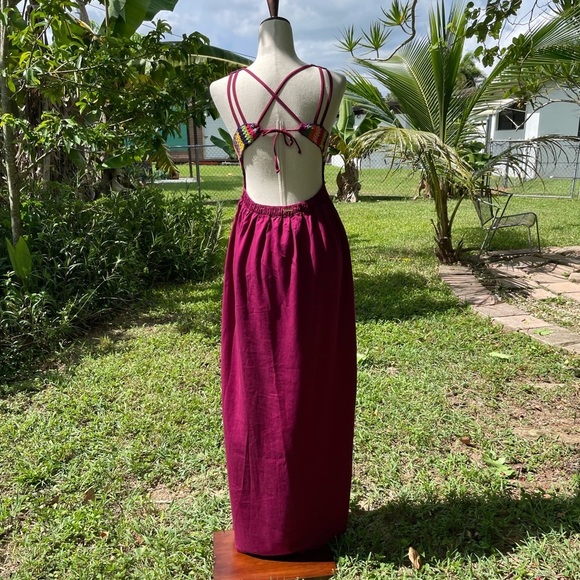 Agua Bendita Bendito Tejido Crochet Maxi Boho 
Dress - Picture 4 of 10